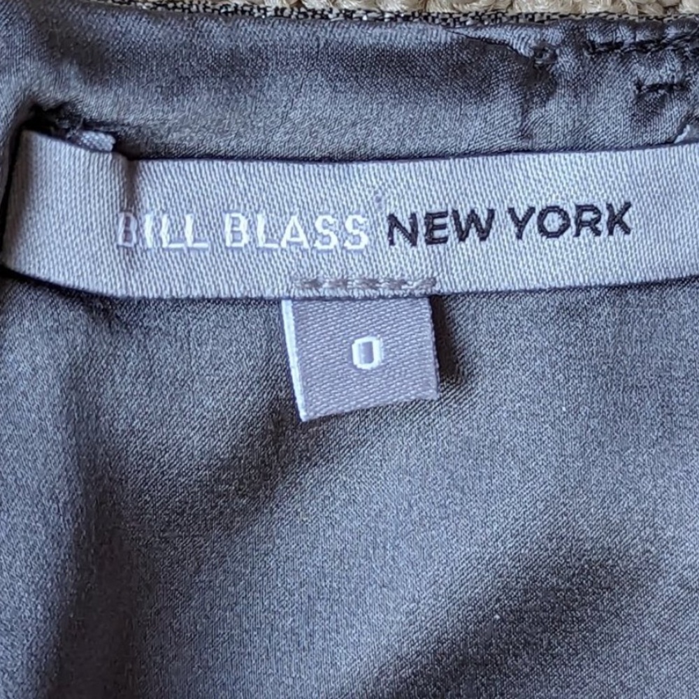Bill Blass New York luxury architectural silver vintage structured cocktail 💍 - Picture 8 of 9